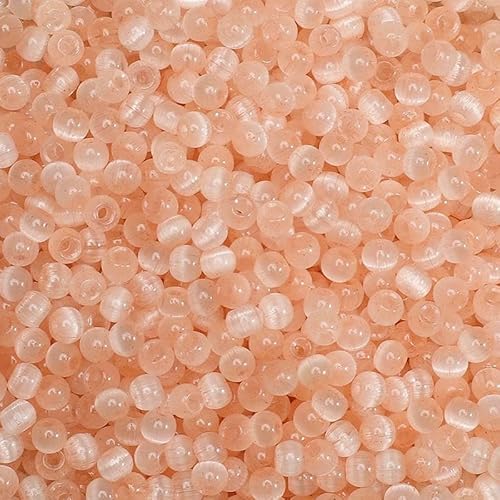 150 Stück 4,0 mm bunte Glasperlen, rund, Katzenauge, lose Abstandsperlen, DIY-Armband, Halskette, Handykette, Schmuckherstellungsmaterialien-Hautfarben-4,0 mm 150 Stück 4,0 mm bunte Glasperlen, rund, Katzenauge, lose Abstandsperlen, DIY-Armband, Halskette, Handykette, Schmuckherstellungsmaterialien-Hautfarben-4,0 mm von HDJSDB