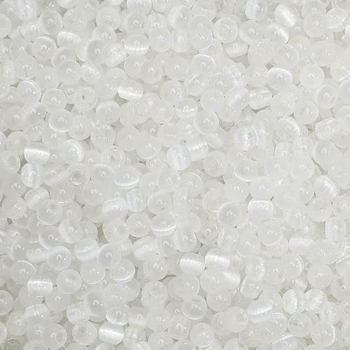 150 Stück 4,0 mm bunte Glasperlen, runde Katzenaugen-Abstandshalter, lose Perlen, DIY-Armband, Halskette, Handykette, Schmuckherstellungsmaterialien, Weiß, 4 150 Stück 4,0 mm bunte Glasperlen, runde Katzenaugen-Abstandshalter, lose Perlen, DIY-Armband, Halskette, Handykette, Schmuckherstellungsmaterialien, Weiß, 4 von HDJSDB