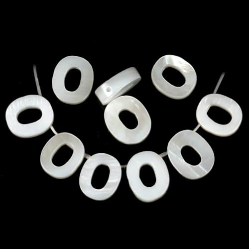 2/5/10 Stück natürliche weiße Buchstaben-Muschelperlen Perlmutt lose Perlen Halskette Armband Charms Zubehör für die Schmuckherstellung-O-2 Stück 2/5/10 Stück natürliche weiße Buchstaben-Muschelperlen Perlmutt lose Perlen Halskette Armband Charms Zubehör für die Schmuckherstellung-O-2 Stück von HDJSDB