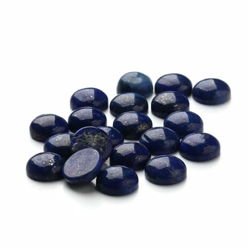 2–10 Stück/Packung Lapislazuli-Cabochon, Naturstein, oval/rund/flach, Cabochon, flache Rückseite, Kamee-Cabochon-Abstandshalter für die Schmuckherstellung, rund, 14,0 mm 2–10 Stück/Packung Lapislazuli-Cabochon, Naturstein, oval/rund/flach, Cabochon, flache Rückseite, Kamee-Cabochon-Abstandshalter für die Schmuckherstellung, rund, 14,0 mm von HDJSDB