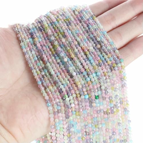 2 mm 3,0 mm Katzenaugen-Kristallperlen, facettierte lose Glasperlen zur Schmuckherstellung, Armband-DIY-Zubehör, 10 Stränge/Los, Mix 2–3,0 mm (1150 Stück) von HDJSDB