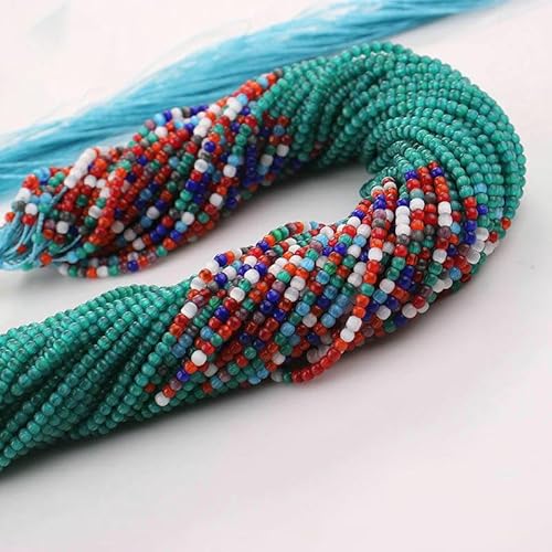 2 mm Farbverlauf-Katzenaugenperlen, 10 Stränge/Los, kleine runde lose Kristallperlen zur Armbandherstellung, DIY-Zubehör, Zirkoniagrün H-2 mm (1800 Stück) von HDJSDB