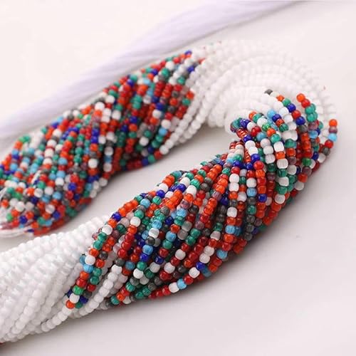 2 mm Farbverlauf-Katzenaugenperlen, 10 Stränge/Los, kleine runde lose Kristallperlen zur Herstellung von Armbändern, DIY-Zubehör, weiß H-2 mm (1800 Stück) von HDJSDB