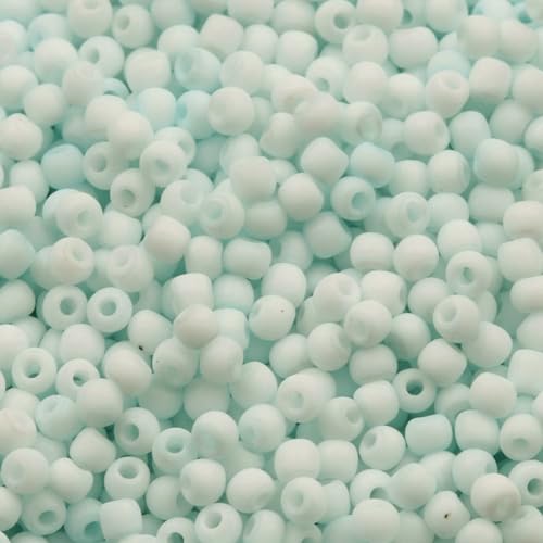 2 mm Macaron-Glasperlen, mattiert, zur Schmuckherstellung, DIY-Charm, lose Abstandshalter, undurchsichtige Rocailles-Perlen, Ohrring-Halsketten-Zubehör, GSB-F-9–10 g, 1300 Stück 2 mm Macaron-Glasperlen, mattiert, zur Schmuckherstellung, DIY-Charm, lose Abstandshalter, undurchsichtige Rocailles-Perlen, Ohrring-Halsketten-Zubehör, GSB-F-9–10 g, 1300 Stück von HDJSDB