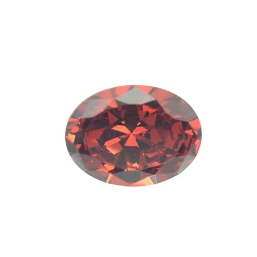 2 x 3,0 mm ~ 13 x 18 mm 5A CZ Ovalschliffform Größe Synthetische Edelsteine Lose Zirkonia für Schmuck - Granat - 4 x 6 mm (20 Stück) von HDJSDB