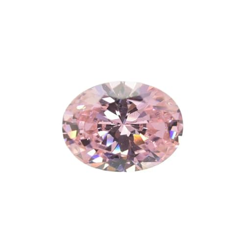 2 x 3,0 mm ~ 13 x 18 mm 5A CZ Ovalschliffform Größe Synthetische Edelsteine Lose Zirkonia für Schmuck -Rosa-12 x 16 mm (10 Stück) von HDJSDB