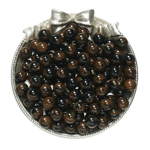 20–50 Stück/Los dunkle Farbe, Katzenauge, runde Harzperlen, Armband-Abstandshalterperlen für DIY-Charms, Basteln, Schmuckherstellung, Erkenntnisse, Blaubraun, 8 mm x 50 Stück 20–50 Stück/Los dunkle Farbe, Katzenauge, runde Harzperlen, Armband-Abstandshalterperlen für DIY-Charms, Basteln, Schmuckherstellung, Erkenntnisse, Blaubraun, 8 mm x 50 Stück von HDJSDB