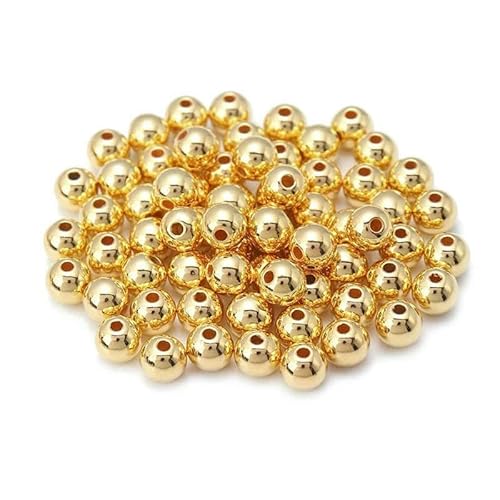 20–500 Stück/Los 3–14,0 mm CCB-Kugelperlen, goldfarben, lose Abstandshalter, runde Perlen zur Schmuckherstellung, DIY-Armband, Halskettenzubehör, Gold, 5 mm, 200 Stück 20–500 Stück/Los 3–14,0 mm CCB-Kugelperlen, goldfarben, lose Abstandshalter, runde Perlen zur Schmuckherstellung, DIY-Armband, Halskettenzubehör, Gold, 5 mm, 200 Stück von HDJSDB