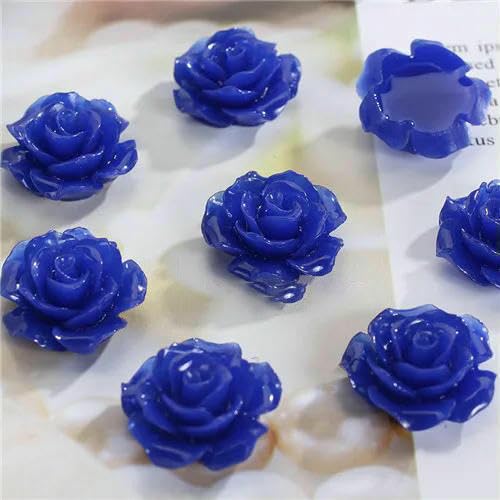 20 Stück/Los 19 mm Harz Blume Harz Rose Cabochon Flatback Perlen für Schmuckherstellung schöne Dekoration Verzierung Zubehör-Borland 20 Stück/Los 19 mm Harz Blume Harz Rose Cabochon Flatback Perlen für Schmuckherstellung schöne Dekoration Verzierung Zubehör-Borland von HDJSDB