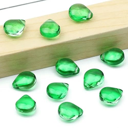 20 Stück/Los Grüne Blätter Lampwork-Kristallperlen Tschechische Glasperlen in Blattform für die Schmuckherstellung DIY-Armband-Halskettenzubehör-10x12mm 20 Stück/Los Grüne Blätter Lampwork-Kristallperlen Tschechische Glasperlen in Blattform für die Schmuckherstellung DIY-Armband-Halskettenzubehör-10x12mm von HDJSDB