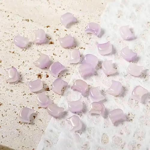 20 Stück 7 mm Katzenkopf-Glasperlen, süße Lampwork-Perlen für die Schmuckherstellung, DIY-Armbänder, Halsketten, Ohrring-Zubehör, 6–7 mm (20 Stück) von HDJSDB