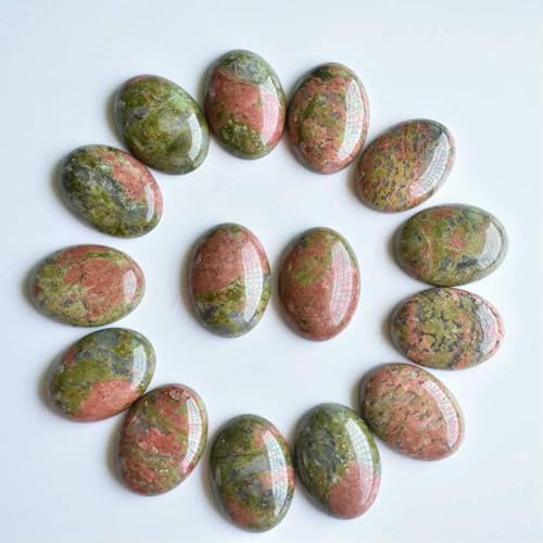 20 teile/los 18x25mm naturstein gemischt Oval CAB teardrop perlen für schmuck machen-blume grün stein 20 teile/los 18x25mm naturstein gemischt Oval CAB teardrop perlen für schmuck machen-blume grün stein von HDJSDB