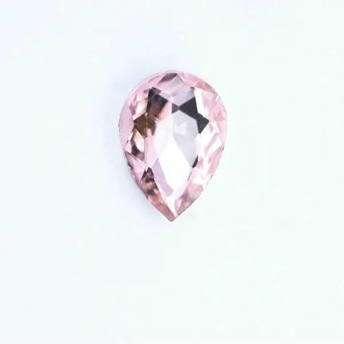 24 Farben Tropfenförmige Glaskristall-Strasssteine mit Spitze auf der Rückseite, Schmuckherstellung, Nagelkunst-Dekoration, Halskette, Brosche, Reparaturperlen, Rosa, 6 x 10 mm, 20 Stück von HDJSDB
