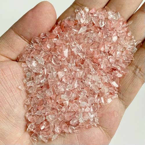 3–5 mm natürlicher Kristallquarz-Steinkies, Reiki-Heilung, getrommelte Achate, Tigerauge, Türkis, Edelsteinsplitter für die Dekoration von Heimaquarien, Wassermelonenstein, 50 g 3–5 mm natürlicher Kristallquarz-Steinkies, Reiki-Heilung, getrommelte Achate, Tigerauge, Türkis, Edelsteinsplitter für die Dekoration von Heimaquarien, Wassermelonenstein, 50 g von HDJSDB