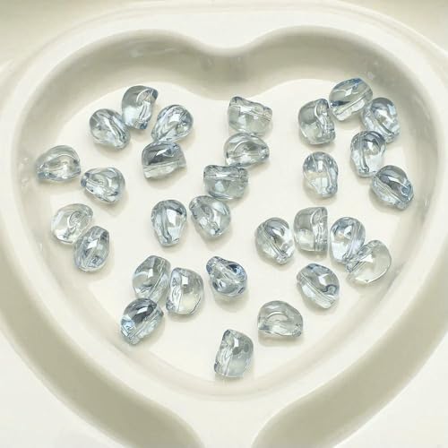 30 Stück/Los 8 x 10 mm facettierte Kristallglas-Distanzperlen für die Schmuckherstellung, Ohrringe, Halsketten, DIY-Bastelzubehör, ED34 30 Stück/Los 8 x 10 mm facettierte Kristallglas-Distanzperlen für die Schmuckherstellung, Ohrringe, Halsketten, DIY-Bastelzubehör, ED34 von HDJSDB
