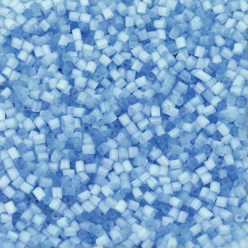 3600 Stück/Los Röhrenförmige Katzenaugen-Rocailles-Perlen, Glas-Rocailles-Perlen, lose Perlen für die Schmuckherstellung, DIY-Halsketten, Armband-Zubehör, blau, 1,8 x 0,5 mm 3600 Stück/Los Röhrenförmige Katzenaugen-Rocailles-Perlen, Glas-Rocailles-Perlen, lose Perlen für die Schmuckherstellung, DIY-Halsketten, Armband-Zubehör, blau, 1,8 x 0,5 mm von HDJSDB