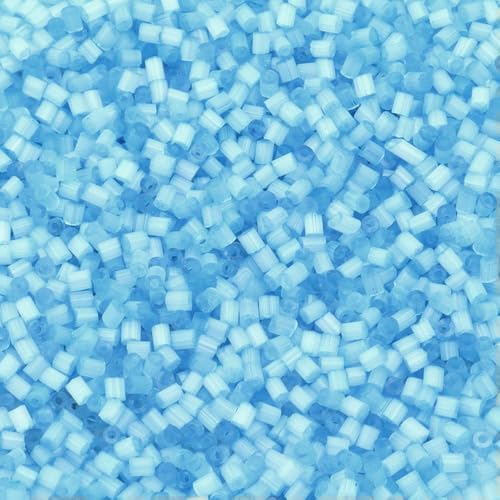 3600 Stück/Los Röhrenförmige Katzenaugen-Rocailles-Perlen, Glasperlen, lose Perlen für die Schmuckherstellung, DIY-Halsketten, Armbandzubehör, Aquamarin, 1,8 x 0,5 mm 3600 Stück/Los Röhrenförmige Katzenaugen-Rocailles-Perlen, Glasperlen, lose Perlen für die Schmuckherstellung, DIY-Halsketten, Armbandzubehör, Aquamarin, 1,8 x 0,5 mm von HDJSDB