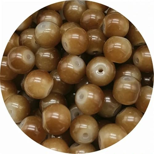 4,0 mm 6 mm 8 mm 10 mm Glasperlen, runde Form, lose Abstandsperlen zur Schmuckherstellung, DIY-Charms, Armband, Halskette, Zubehör, 27–8 mm, 30 Stück 4,0 mm 6 mm 8 mm 10 mm Glasperlen, runde Form, lose Abstandsperlen zur Schmuckherstellung, DIY-Charms, Armband, Halskette, Zubehör, 27–8 mm, 30 Stück von HDJSDB