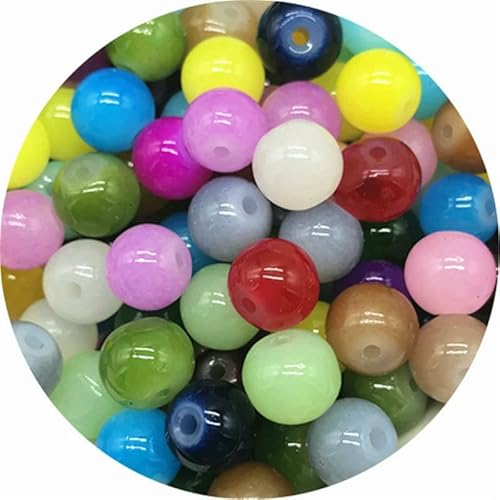 4,0 mm 6 mm 8 mm 10 mm Glasperlen, runde Form, lose Abstandsperlen zur Schmuckherstellung, DIY-Charms, Armband, Halskette, Zubehör-41-4,0 mm, 100 Stück 4,0 mm 6 mm 8 mm 10 mm Glasperlen, runde Form, lose Abstandsperlen zur Schmuckherstellung, DIY-Charms, Armband, Halskette, Zubehör-41-4,0 mm, 100 Stück von HDJSDB