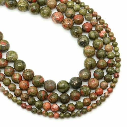 4/6/8/10 mm Tigerauge-Perlen, Naturstein, Heilkristall, Quarz, rund, lose Abstandsperlen zur Schmuckherstellung, DIY-Armband, Halskette, Unakit, 6 mm, 56–65 Stück 4/6/8/10 mm Tigerauge-Perlen, Naturstein, Heilkristall, Quarz, rund, lose Abstandsperlen zur Schmuckherstellung, DIY-Armband, Halskette, Unakit, 6 mm, 56–65 Stück von HDJSDB