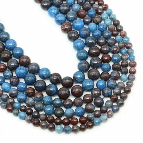 4/6/8/10 mm Tigerauge-Perlen, Naturstein, Heilkristall, Quarz, rund, lose Abstandsperlen zur Schmuckherstellung, DIY-Armband, Halskette, blauer Opal, 10 mm, 35–39 Stück 4/6/8/10 mm Tigerauge-Perlen, Naturstein, Heilkristall, Quarz, rund, lose Abstandsperlen zur Schmuckherstellung, DIY-Armband, Halskette, blauer Opal, 10 mm, 35–39 Stück von HDJSDB