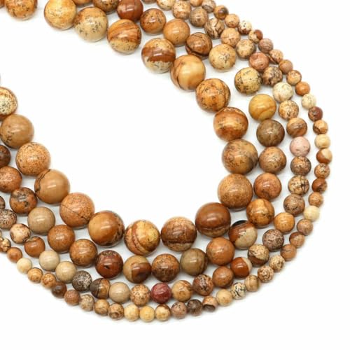 4/6/8/10 mm Tigerauge-Perlen, Naturstein, Heilkristall, Quarz, rund, lose Abstandsperlen zur Schmuckherstellung, DIY-Armband, Halskette – Bildjaspis – 10 mm, 35–39 Stück 4/6/8/10 mm Tigerauge-Perlen, Naturstein, Heilkristall, Quarz, rund, lose Abstandsperlen zur Schmuckherstellung, DIY-Armband, Halskette – Bildjaspis – 10 mm, 35–39 Stück von HDJSDB