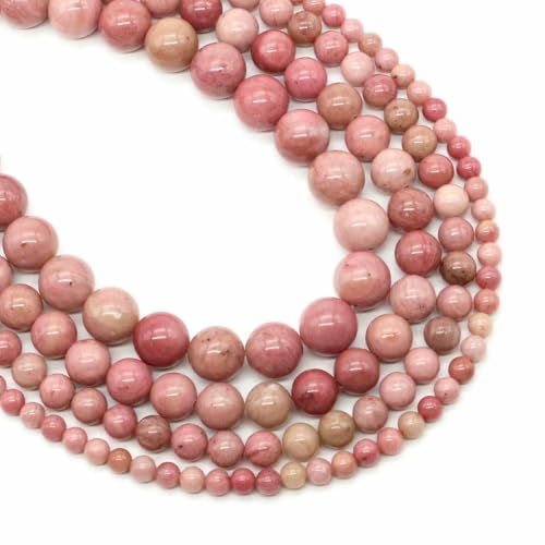 4/6/8/10 mm Tigerauge-Perlen, Naturstein, Heilkristall, Quarz, rund, lose Abstandsperlen zur Schmuckherstellung, DIY-Armband, Halskette – Rosa Rhodonit – 6 mm, 56–65 Stück 4/6/8/10 mm Tigerauge-Perlen, Naturstein, Heilkristall, Quarz, rund, lose Abstandsperlen zur Schmuckherstellung, DIY-Armband, Halskette – Rosa Rhodonit – 6 mm, 56–65 Stück von HDJSDB