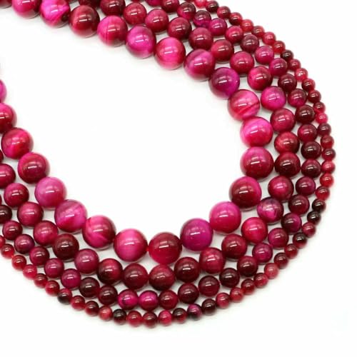4/6/8/10 mm Tigerauge-Perlen, Naturstein, Heilkristall, Quarz, rund, lose Abstandsperlen zur Schmuckherstellung, DIY-Armband, Halskette – Rosa Tigerauge – 10 mm, 35–39 Stück 4/6/8/10 mm Tigerauge-Perlen, Naturstein, Heilkristall, Quarz, rund, lose Abstandsperlen zur Schmuckherstellung, DIY-Armband, Halskette – Rosa Tigerauge – 10 mm, 35–39 Stück von HDJSDB