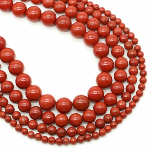 4/6/8/10 mm Tigerauge-Perlen, Naturstein, Heilkristall, Quarz, rund, lose Abstandsperlen zur Schmuckherstellung, DIY-Armband, Halskette – Roter Jaspis – 10 mm, 35–39 Stück 4/6/8/10 mm Tigerauge-Perlen, Naturstein, Heilkristall, Quarz, rund, lose Abstandsperlen zur Schmuckherstellung, DIY-Armband, Halskette – Roter Jaspis – 10 mm, 35–39 Stück von HDJSDB