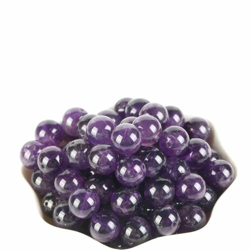 4–12 mm Natursteinperlen, Lava, Amethyst, Tigerauge, Quarz, Achate, runde lose Perlen zur Schmuckherstellung, DIY-Armbandzubehör, Amethyst, 12 mm, 29–30 Stück 4–12 mm Natursteinperlen, Lava, Amethyst, Tigerauge, Quarz, Achate, runde lose Perlen zur Schmuckherstellung, DIY-Armbandzubehör, Amethyst, 12 mm, 29–30 Stück von HDJSDB