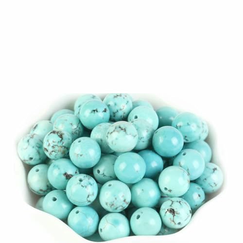 4–12 mm Natursteinperlen, Lava, Amethyst, Tigerauge, Quarz, Achate, runde lose Perlen zur Schmuckherstellung, DIY-Armbandzubehör, Blau/Türkis, 10 mm, 36–37 Stück 4–12 mm Natursteinperlen, Lava, Amethyst, Tigerauge, Quarz, Achate, runde lose Perlen zur Schmuckherstellung, DIY-Armbandzubehör, Blau/Türkis, 10 mm, 36–37 Stück von HDJSDB