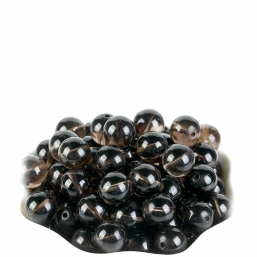 4–12 mm Natursteinperlen, Lava, Amethyst, Tigerauge, Quarz, Achate, runde lose Perlen zur Schmuckherstellung, DIY-Armbandzubehör, Rauchquarz, 8 mm, 44–40 Stück 4–12 mm Natursteinperlen, Lava, Amethyst, Tigerauge, Quarz, Achate, runde lose Perlen zur Schmuckherstellung, DIY-Armbandzubehör, Rauchquarz, 8 mm, 44–40 Stück von HDJSDB