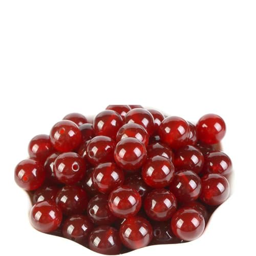 4–12 mm Natursteinperlen, Lava, Amethyst, Tigerauge, Quarz, Achate, runde lose Perlen zur Schmuckherstellung, DIY-Armbandzubehör, Roter Achat, 12 mm, 29–30 Stück 4–12 mm Natursteinperlen, Lava, Amethyst, Tigerauge, Quarz, Achate, runde lose Perlen zur Schmuckherstellung, DIY-Armbandzubehör, Roter Achat, 12 mm, 29–30 Stück von HDJSDB