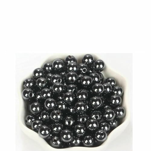 4–12 mm Natursteinperlen, Lava, Amethyst, Tigerauge, Quarz, Achate, runde lose Perlen zur Schmuckherstellung, DIY-Armbandzubehör, Schwarzer Hämatit, 12 mm, 29–30 Stück 4–12 mm Natursteinperlen, Lava, Amethyst, Tigerauge, Quarz, Achate, runde lose Perlen zur Schmuckherstellung, DIY-Armbandzubehör, Schwarzer Hämatit, 12 mm, 29–30 Stück von HDJSDB