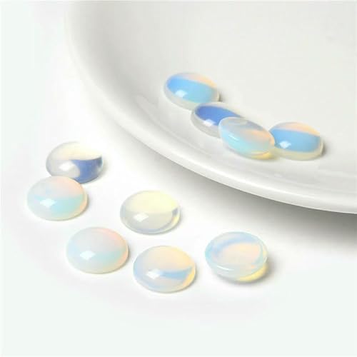 4–14,0 mm, 10 Stück/Los, runde Naturstein-Cabochon-Perlen, lose Edelstein-Cabochon, DIY-Ringanhänger, Halskettenzubehör, Handarbeiten, 15, Opal, 6 mm 4–14,0 mm, 10 Stück/Los, runde Naturstein-Cabochon-Perlen, lose Edelstein-Cabochon, DIY-Ringanhänger, Halskettenzubehör, Handarbeiten, 15, Opal, 6 mm von HDJSDB