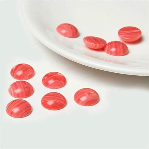 4–14,0 mm, 10 Stück/Los, runde Naturstein-Cabochon-Perlen, lose Edelstein-Cabochon, DIY-Ringanhänger, Halskettenzubehör, Handarbeiten, 7, synthetischer Achat, 10 mm 4–14,0 mm, 10 Stück/Los, runde Naturstein-Cabochon-Perlen, lose Edelstein-Cabochon, DIY-Ringanhänger, Halskettenzubehör, Handarbeiten, 7, synthetischer Achat, 10 mm von HDJSDB
