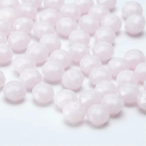 4 6 8 10 mm tschechische Rondell-Kristallperlen, facettierte Glasperlen, Großhandel, lose Abstandsperlen für Schmuckherstellung, DIY-Handarbeiten, BZ1300, 24–8 mm, 60–65 Stück von HDJSDB