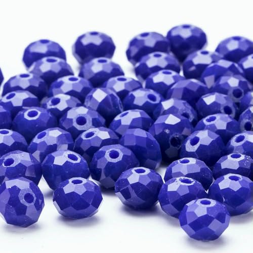4 6 8 10 mm tschechische Rondell-Kristallperlen, facettierte Glasperlen, Großhandel, lose Abstandsperlen für Schmuckherstellung, DIY-Handarbeiten, BZ1300, 29–10 mm, 60–65 Stück von HDJSDB