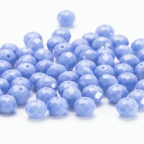 4 6 8 10 mm tschechische Rondell-Kristallperlen, facettierte Glasperlen, Großhandel, lose Abstandsperlen für Schmuckherstellung, DIY-Handarbeiten, BZ1300, 30–4,0 mm, 115–120 Stück von HDJSDB