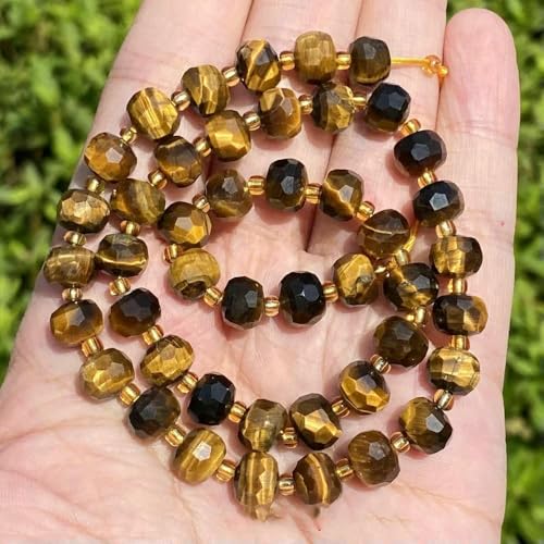 45 Arten Tigerauge Steinperlen Natur Gelb Cabochon Rund Facettiert Quadrat Lose Perlen Passend für Modeschmuck Herstellung Handarbeit - 6x8 Facettierte Rondelle 45 Arten Tigerauge Steinperlen Natur Gelb Cabochon Rund Facettiert Quadrat Lose Perlen Passend für Modeschmuck Herstellung Handarbeit - 6x8 Facettierte Rondelle von HDJSDB