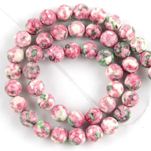 45 Stile Natursteinperlen, Rosenrot, Tigerauge, Fuchsia, Jade, Achat, Quarzperlen, Schmuckherstellung, DIY-Armbandzubehör, Synthetische Türkis, 4,0 mm, 88–91 Stück 45 Stile Natursteinperlen, Rosenrot, Tigerauge, Fuchsia, Jade, Achat, Quarzperlen, Schmuckherstellung, DIY-Armbandzubehör, Synthetische Türkis, 4,0 mm, 88–91 Stück von HDJSDB
