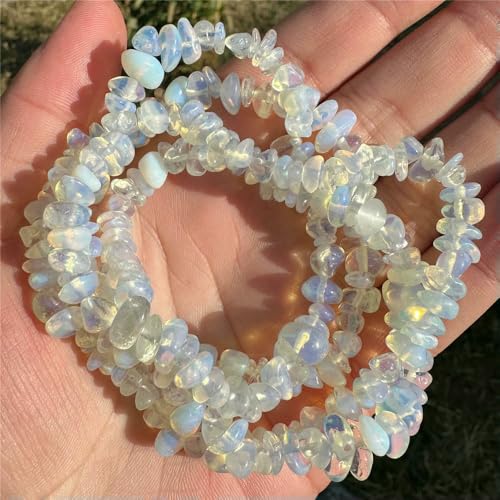 5–8 mm natürliche blaue Mondsteinperlen, weiße Katzenaugenkristalle, Opalstein, lose Perlen zur Schmuckherstellung, DIY-Halsketten, Armbänder, Ringe, Opal, 38,1 cm 5–8 mm natürliche blaue Mondsteinperlen, weiße Katzenaugenkristalle, Opalstein, lose Perlen zur Schmuckherstellung, DIY-Halsketten, Armbänder, Ringe, Opal, 38,1 cm von HDJSDB