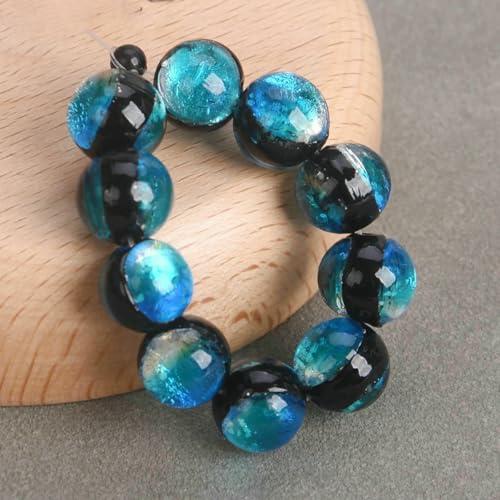 5 Stück 8 mm 10 mm 12 mm runde leuchtende, beidseitig handgefertigte lose Glasperlen aus Lampwork für die Schmuckherstellung, DIY-Bastelarbeiten, Fundstücke, 5 Seeblau, 10 mm 5 Stück 8 mm 10 mm 12 mm runde leuchtende, beidseitig handgefertigte lose Glasperlen aus Lampwork für die Schmuckherstellung, DIY-Bastelarbeiten, Fundstücke, 5 Seeblau, 10 mm von HDJSDB