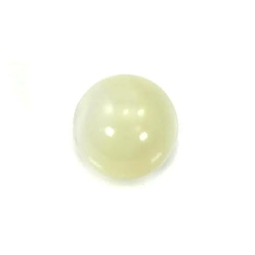 5 Stück natürliche weiße Muschel Perlmutt runde halbgebohrte Perlen Halbloch 6/8/10 mm für die Schmuckherstellung DIY Anhänger Ohrringe-10 mm von HDJSDB