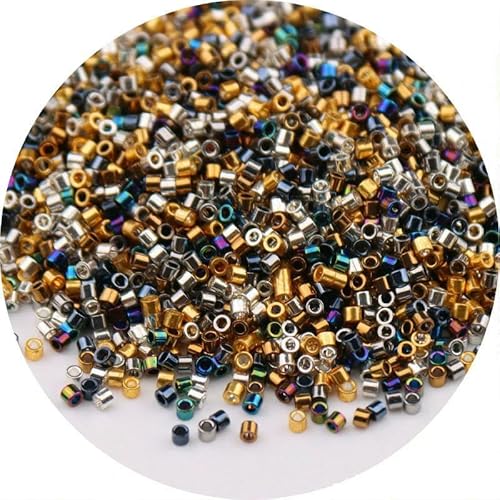 5 g/10 g 1,6 mm japanische Glasperlen in Metallic-Bronze, 11/0, gleichmäßig undurchsichtige Abstandsperlen für die Schmuckherstellung, DIY-Nähzubehör, 006, 10 g, 1680 Stück 5 g/10 g 1,6 mm japanische Glasperlen in Metallic-Bronze, 11/0, gleichmäßig undurchsichtige Abstandsperlen für die Schmuckherstellung, DIY-Nähzubehör, 006, 10 g, 1680 Stück von HDJSDB