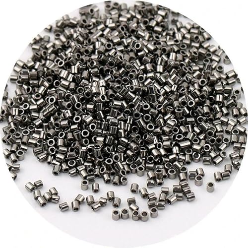 5 g/10 g 1,6 mm japanische Glasperlen in Metallic-Bronze, 11/0, gleichmäßig undurchsichtige Abstandsperlen für die Schmuckherstellung, DIY-Nähzubehör, 029, 5 g, 840 Stück 5 g/10 g 1,6 mm japanische Glasperlen in Metallic-Bronze, 11/0, gleichmäßig undurchsichtige Abstandsperlen für die Schmuckherstellung, DIY-Nähzubehör, 029, 5 g, 840 Stück von HDJSDB