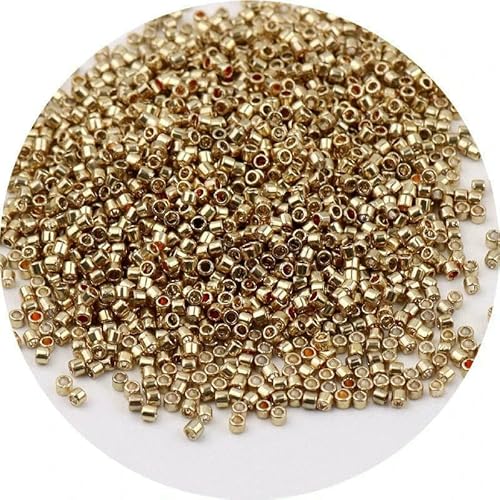 5 g/10 g 1,6 mm japanische Glasperlen in Metallic-Bronze, 11/0, gleichmäßig undurchsichtige Abstandsperlen für die Schmuckherstellung, DIY-Nähzubehör, 035, 10 g, 1680 Stück 5 g/10 g 1,6 mm japanische Glasperlen in Metallic-Bronze, 11/0, gleichmäßig undurchsichtige Abstandsperlen für die Schmuckherstellung, DIY-Nähzubehör, 035, 10 g, 1680 Stück von HDJSDB