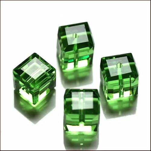 50 Stück/Los Kristallperlen AAA quadratische Form 8 x 8 mm Würfel DIY Modeschmuck Glasperlen für DIY Ohrringe Halskette Armbandherstellung-Limettengrün-8 x 8 mm 50 Stück 50 Stück/Los Kristallperlen AAA quadratische Form 8 x 8 mm Würfel DIY Modeschmuck Glasperlen für DIY Ohrringe Halskette Armbandherstellung-Limettengrün-8 x 8 mm 50 Stück von HDJSDB