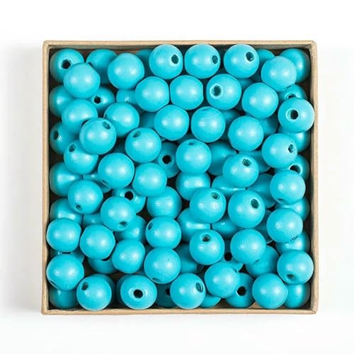 50 Stück 16 mm 0,63 Zoll natürliche Holzperlen, mehrfarbig, rund, zum Selbermachen, Basteln, Holzarmbänder, Halsketten, Schmuckzubehör, Himmelblau, 16 mm 50 Stück 16 mm 0,63 Zoll natürliche Holzperlen, mehrfarbig, rund, zum Selbermachen, Basteln, Holzarmbänder, Halsketten, Schmuckzubehör, Himmelblau, 16 mm von HDJSDB