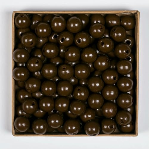 50 Stück 16 mm 0,63 Zoll natürliche Holzperlen, mehrfarbig, rund, zum Selbermachen, Basteln, Holzarmbänder, Halsketten, Schmuckzubehör, braun, 16 mm 50 Stück 16 mm 0,63 Zoll natürliche Holzperlen, mehrfarbig, rund, zum Selbermachen, Basteln, Holzarmbänder, Halsketten, Schmuckzubehör, braun, 16 mm von HDJSDB